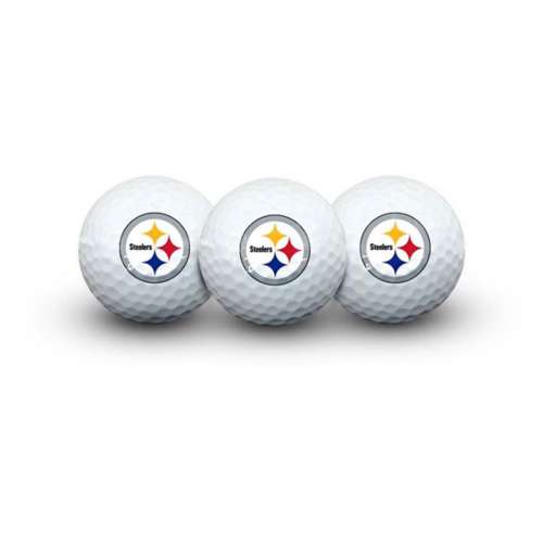 Team Effort Pittsburgh Steelers 3 Pack Golf Balls