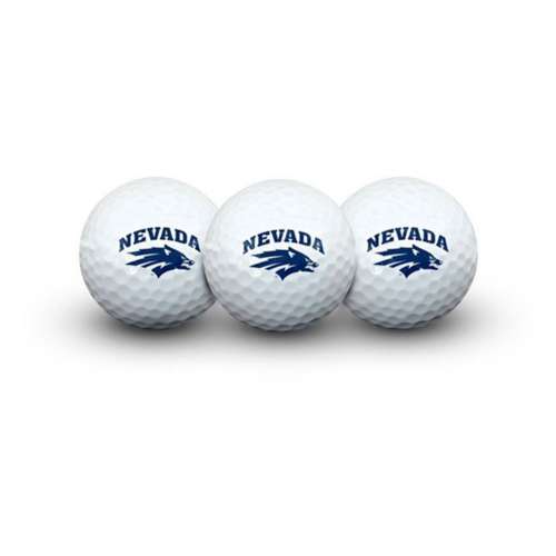 Team Effort Nevada Wolf Pack 3 Pack Golf Balls