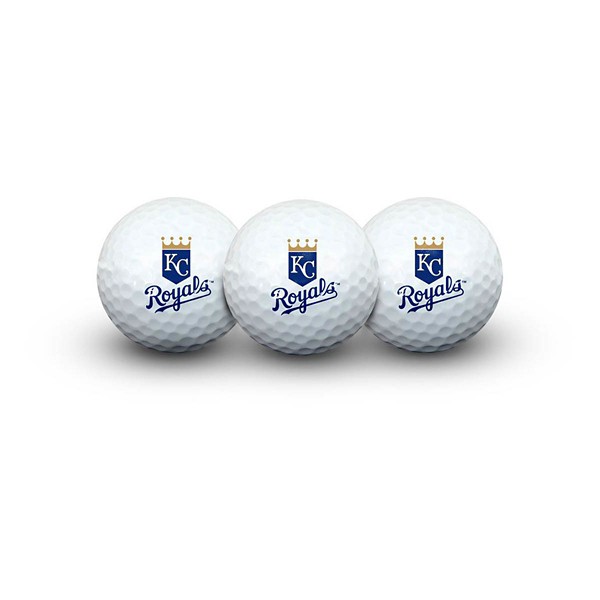 Team Effort Kansas City Royals 3 Pack Golf Balls