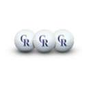Team Effort Colorado Rockies Golf Ball Pack of 3
