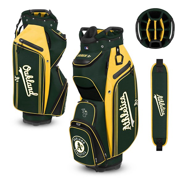 Team Effort Oakland Athletics Bucket III Cooler Cart Golf Bag