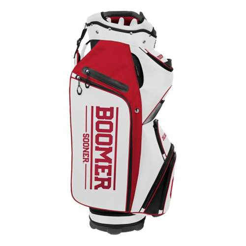 Team Effort Crimson White Oklahoma 2024 Sooners Golf Bag