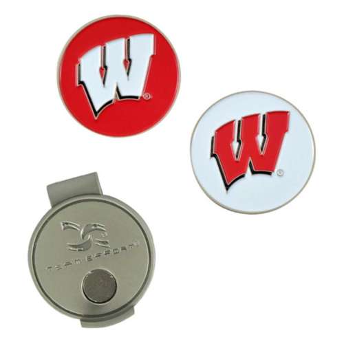 Team Effort Wisconsin Badgers Hat Clip and Markers