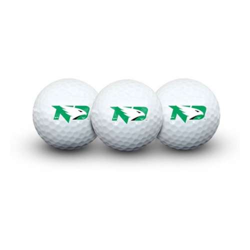 Team Effort North Dakota Fighting Hawks 3 Pack Golf Balls