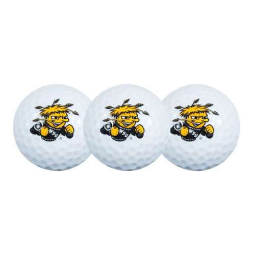 Team Effort Wichita State Shockers 3 Pack Golf Balls