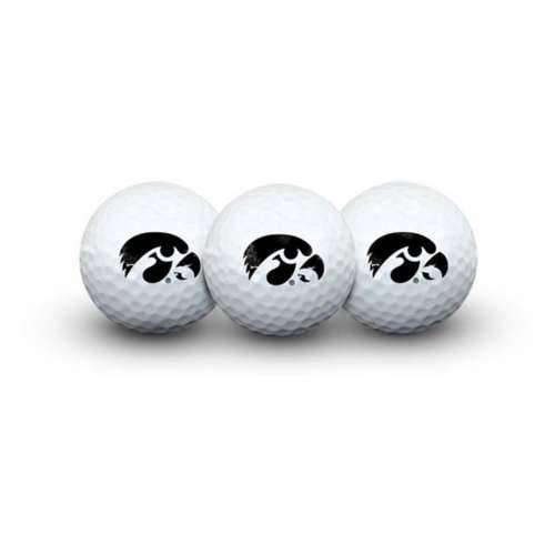 Team Effort Iowa Hawkeyes 3 Pack Golf Balls
