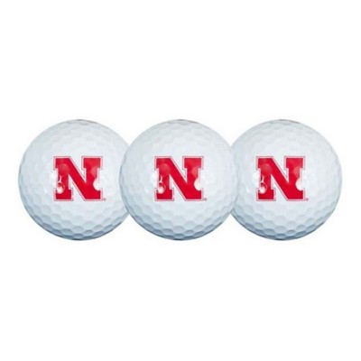 Team Effort Nebraska Cornhuskers 3 Pack Golf Balls