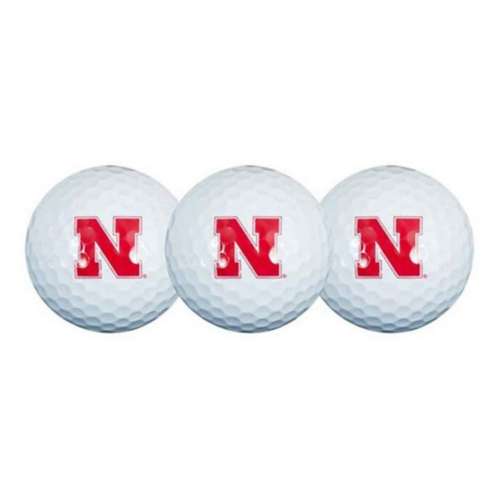 Team Effort Nebraska Cornhuskers 3 Pack Golf Balls