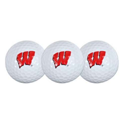 Team Effort Wisconsin Badgers 3 Pack Golf Balls