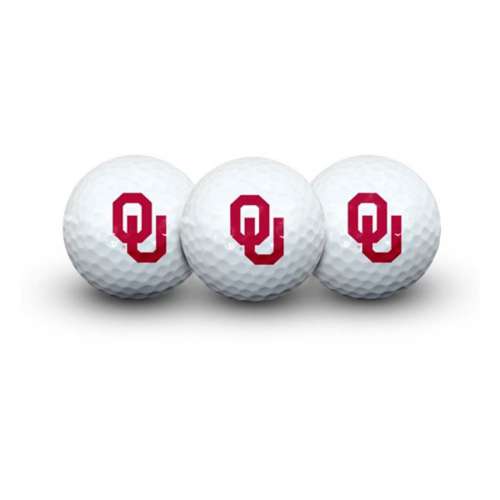 Team Effort Oklahoma Sooners 3 Pack Golf Balls