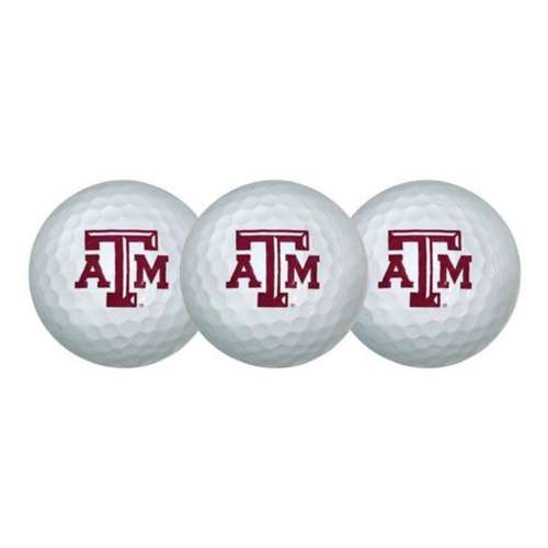 Team Effort Texas A&M Aggies 3 Pack Golf Balls