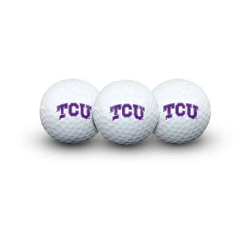 Team Effort TCU Horned Frogs 3 Pack Golf Balls