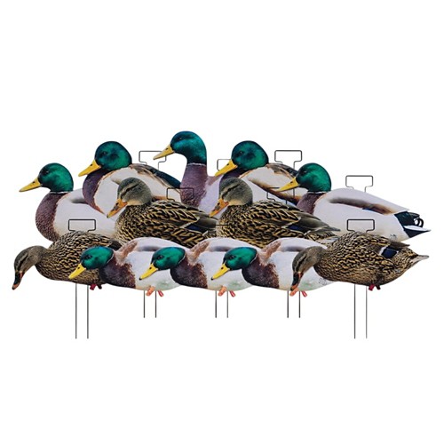 Dakota Decoy X-Treme Fully Flocked Mallard Silhouettes 12 Pack