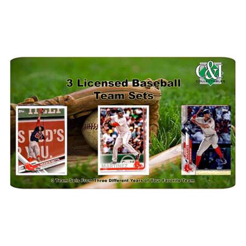 C and I Collectables Boston Red Sox 3pk Team Sets