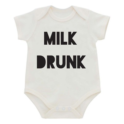 Baby Emerson and Friends Milk Drunk Onesie