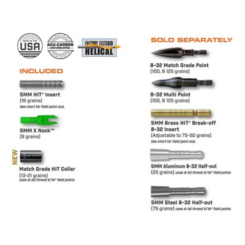 Easton 5mm Axis Match Grade Arrows | SCHEELS.com