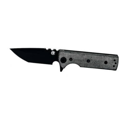 Chaves Knives Blue Label Redencion TAK Black Tanto Folding Pocket Knife
