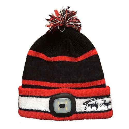 Trophy Angler Rechargeable LED POM Knit Beanie