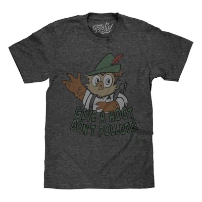 Men's Trau and Loevner Give A Hoot, Dont Pollute T-Shirt