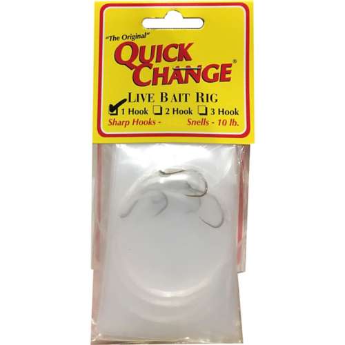 Quick Change Live Bait Rig Single Hook