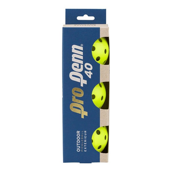 Head/Penn Racquet Sports Pro Penn 40 Outdoor Pickleballs - 3 Pack