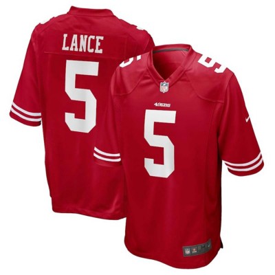 Nike Youth San Francisco 49ers Trey Lance #5 White Game Jersey