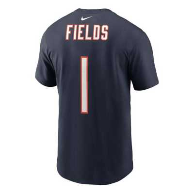 Chicago Football Navy T-Shirt , JUSTIN FIELDS #1 Bears, Tee, Jersey