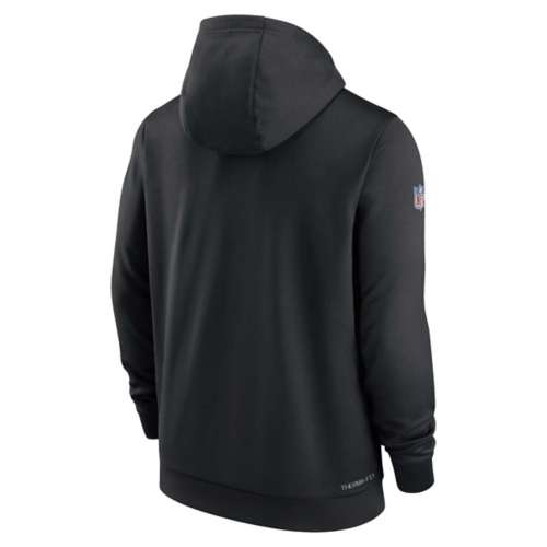 Men's Nike Black Denver Broncos 2022 NFL Crucial Catch Therma Performance Pullover Hoodie Size: Small