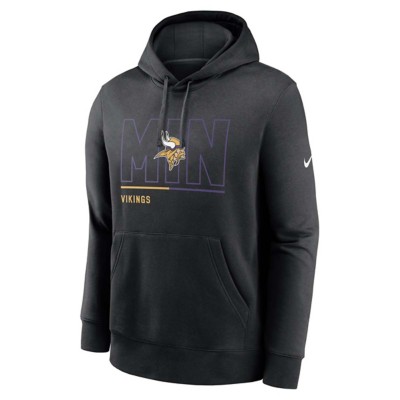 Minnesota Vikings Color Block Men's Nike NFL Pullover Hoodie.