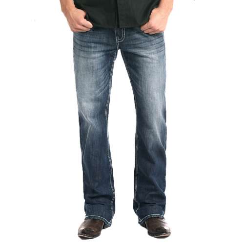 Witzenberg Sneakers Sale Online Men s Rock Roll Denim Straight Relaxed Fit Bootcut Jeans Zapatos planos Calvin Klein Jeans