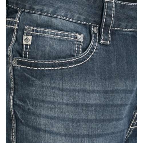 Men's Rock & Roll Denim Straight Relaxed Fit Bootcut Jeans