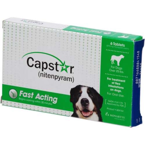 Capstar Flea Tablets for Dogs 6 Ct