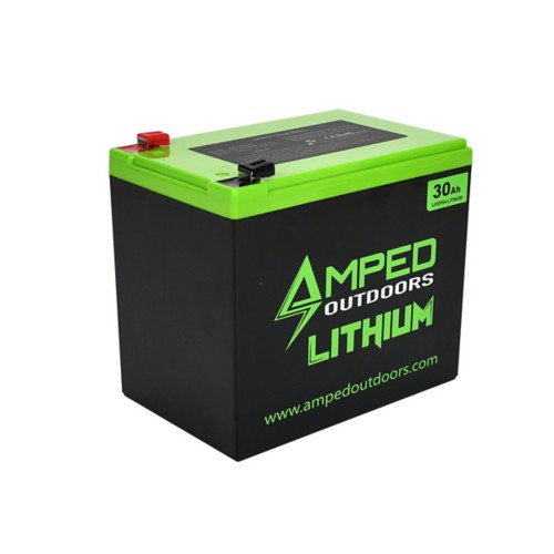 Amped Outdoors 30AH Lithium (LIFEPO4) Wide Battery - Primary Image