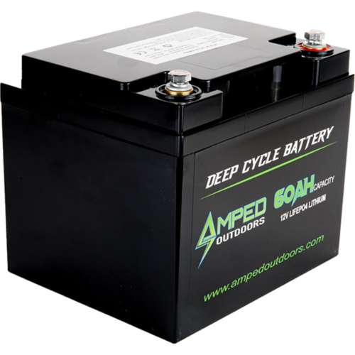 Amped Outdoors 60Ah Lithium Battery
