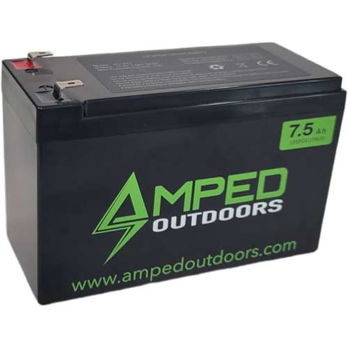 Amped Outdoors 7.5Ah Lithium Battery