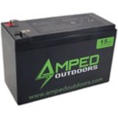 Amped Outdoors 15Ah Lithium and 3Ah Charger Battery