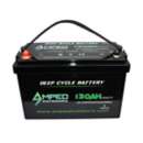 Amped Outdoors 130Ah Dual Purpose Heated Lithium Battery 12.8V