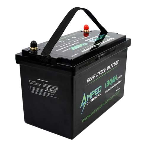 Amped Outdoors 130Ah Dual Purpose Heated Lithium Battery 12.8V