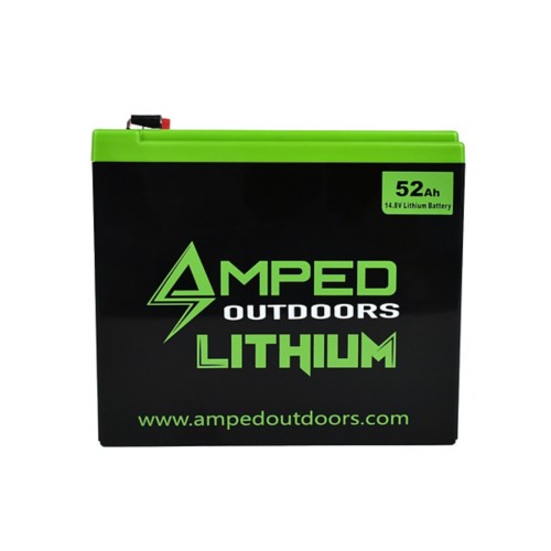 Amped Outdoors Lithium 52Ah Bluetooth Battery - Primary Image