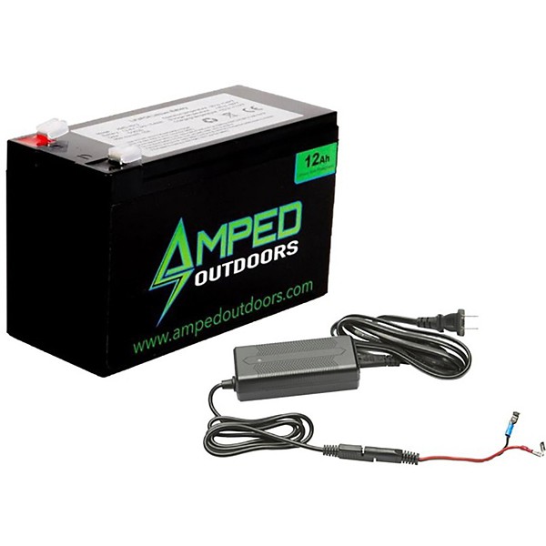 Amped Outdoors 12Ah Lithium Battery and Charger Bundle product image