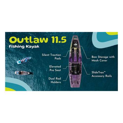 Perception Outlaw 11.5 Sit On-Top Fishing Kayak