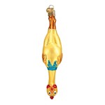Old World Christmas Rubber Chicken Ornament - Thumbnail 1 of 4