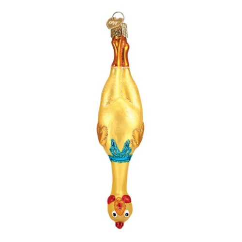 Old World Christmas Rubber Chicken Ornament - Primary Image