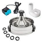 PetSafe Drinkwell Stainless Multi-Pet Pet Fountain - Thumbnail 2 of 5