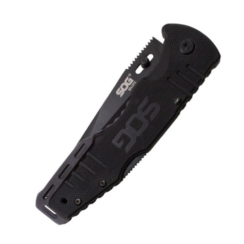 SOG Salute Mini Black Folding Knife - Primary Image