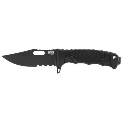 SOG SEAL FX Clip Point Serrated Fixed Knife