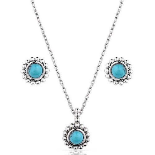 Montana Silversmiths Blue Waters Turquoise Set
