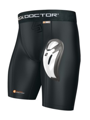 Adult Shock Doctor Graphic Core Compression Short With Bio-Flex Cup