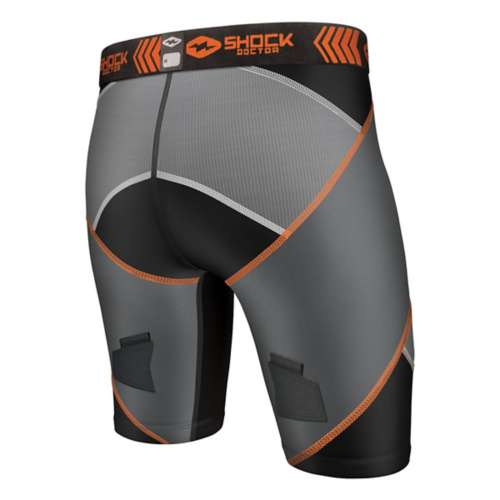 Shock Doctor Compression Shorts With Protective Cups Adult M