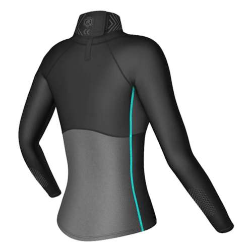 Women's Shock Doctor Ultra Compression w/ Integrated Neck Guard Long Sleeve Mock Neck Hockey Base Layer